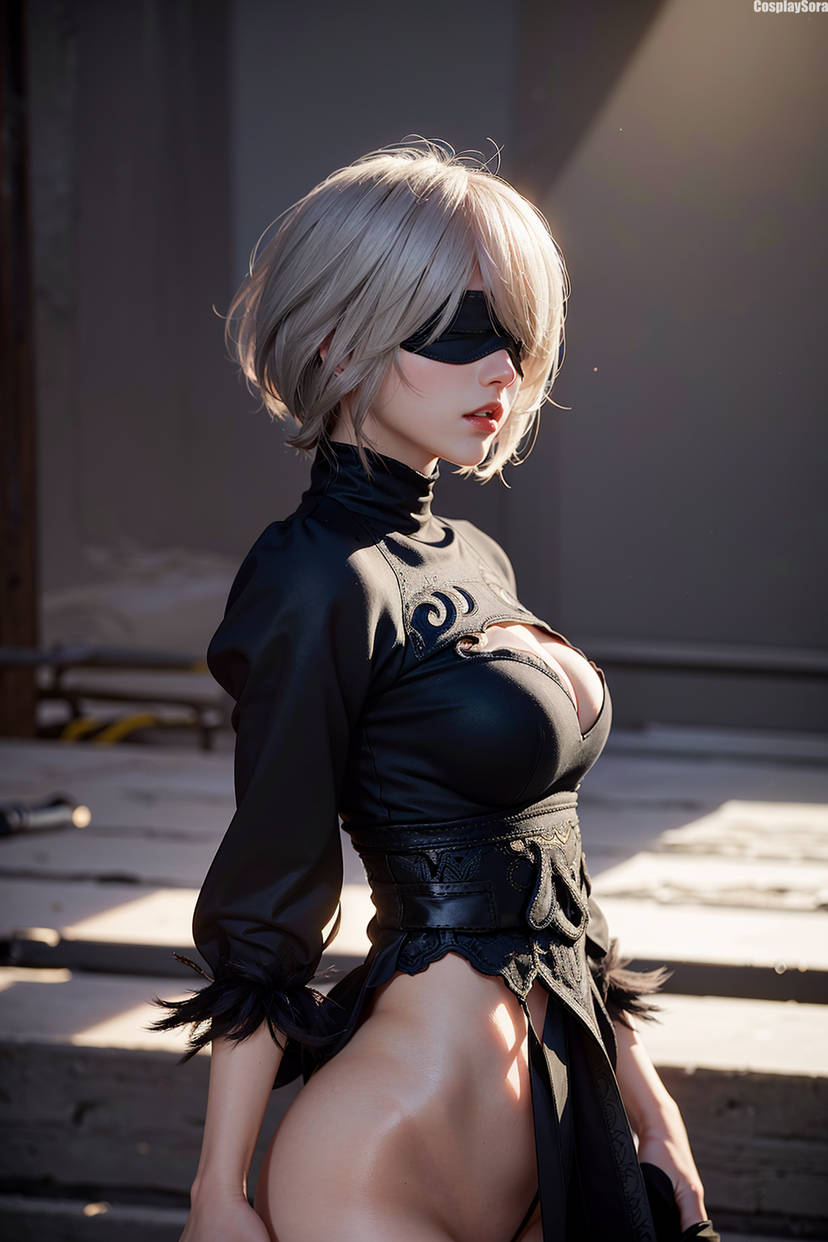 Настоящая 2B. Нейросеть оживила андройда 2B из NieR: Automata