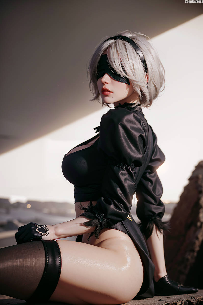 Настоящая 2B. Нейросеть оживила андройда 2B из NieR: Automata