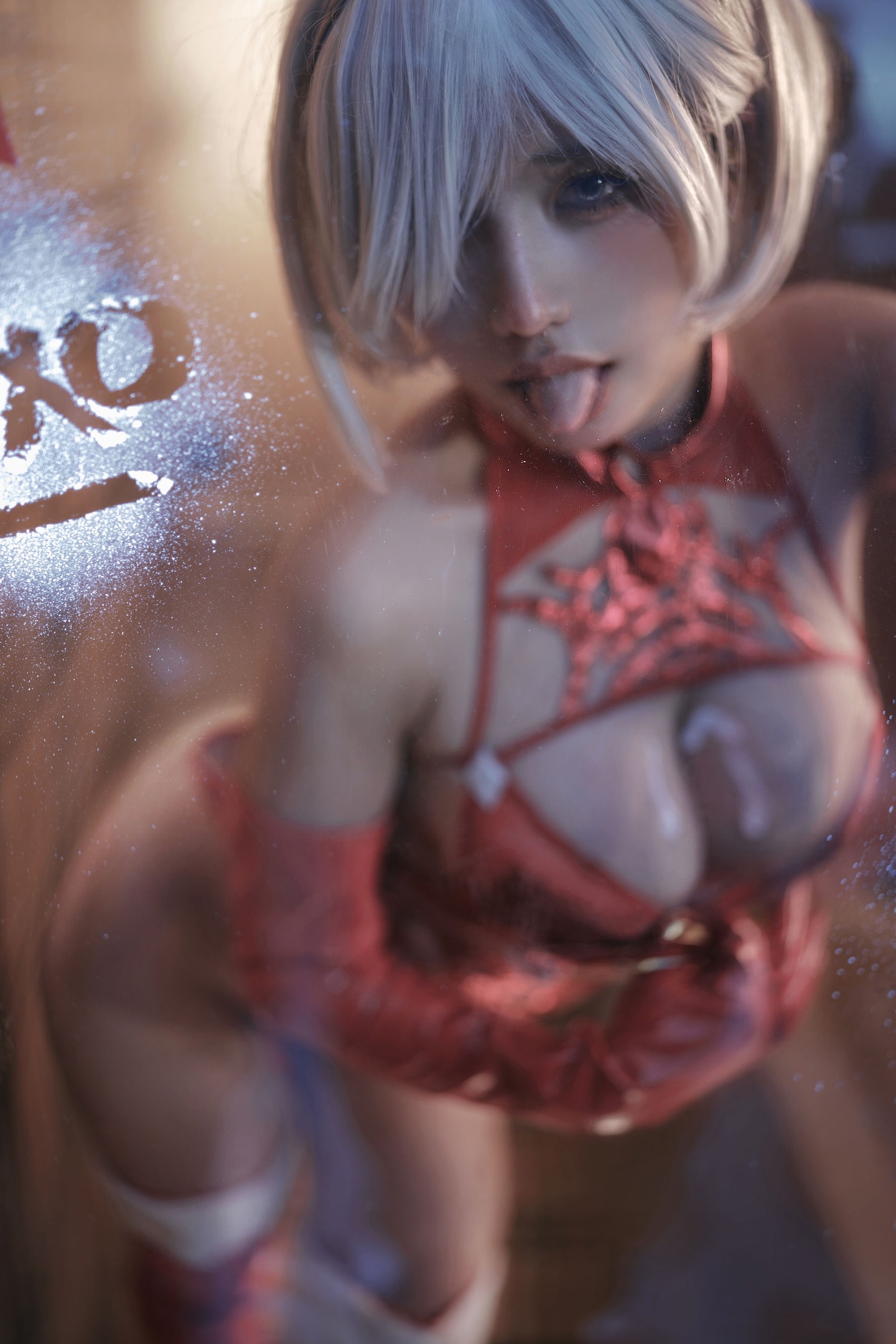 Косплей 2B в рождественском наряде из NieR Automata от Asmile一笑