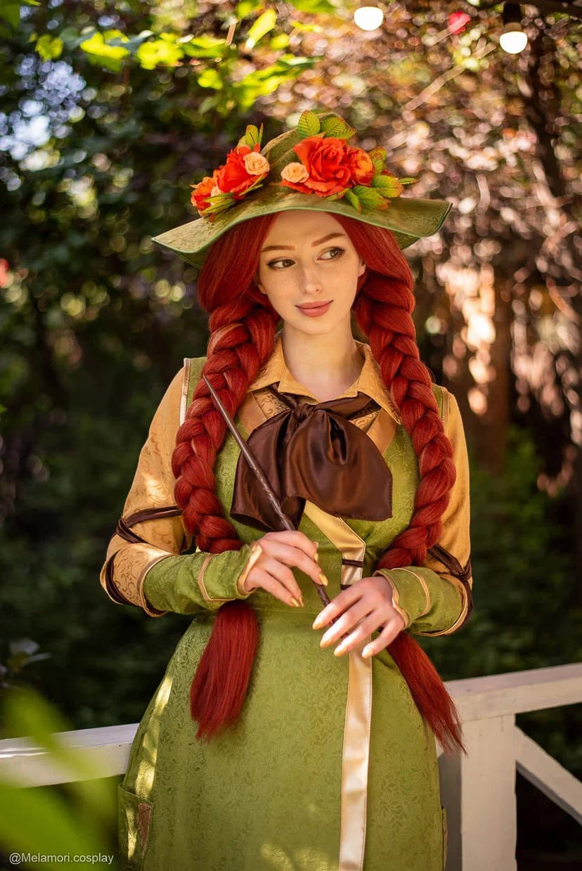 Косплей преподавательницы Mirabel Garlick из Hogwarts Legacy от Lady Melamori