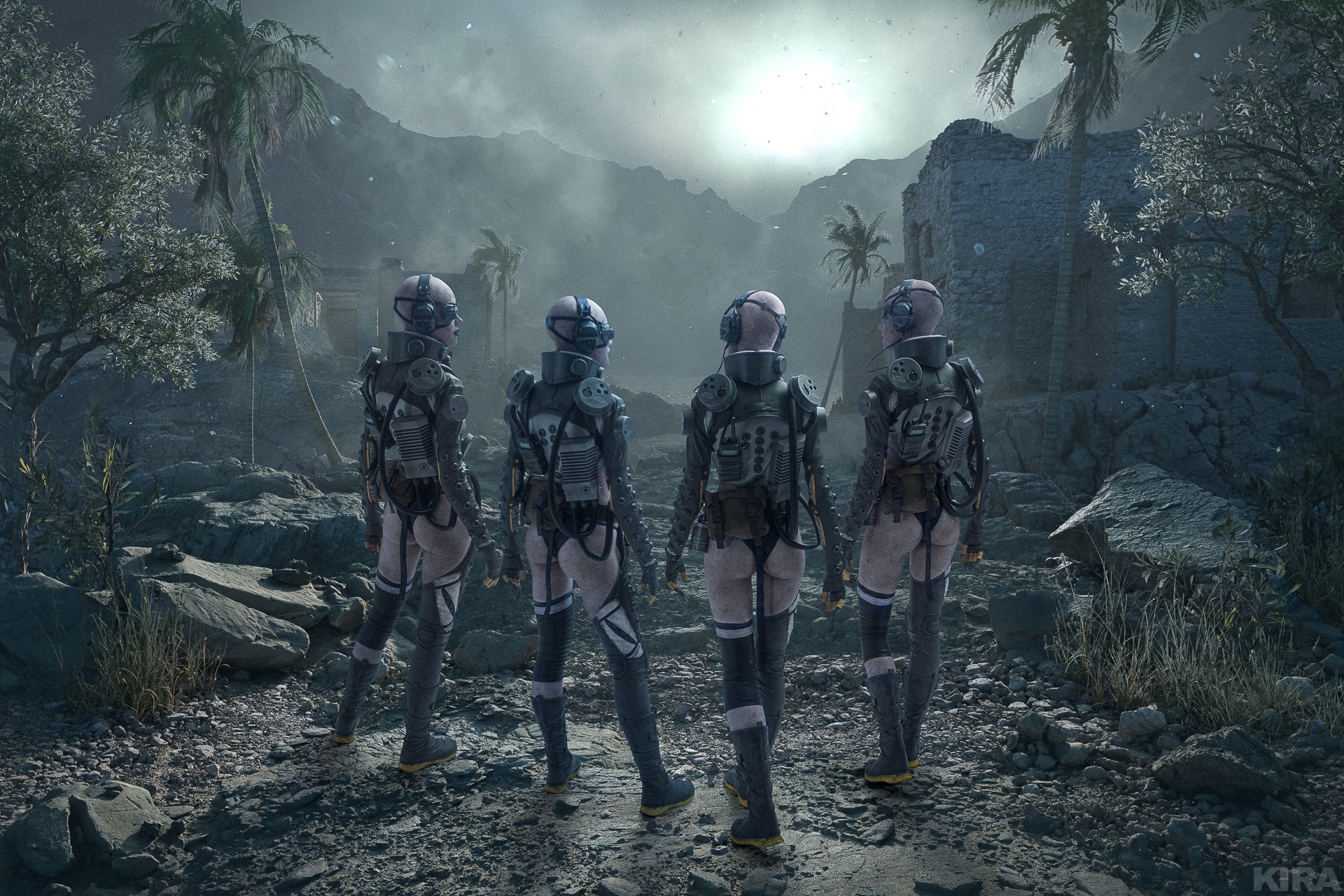 Косплей Skull Sniper из Metal Gear Solid V: The Phantom Pain от Frau Haku