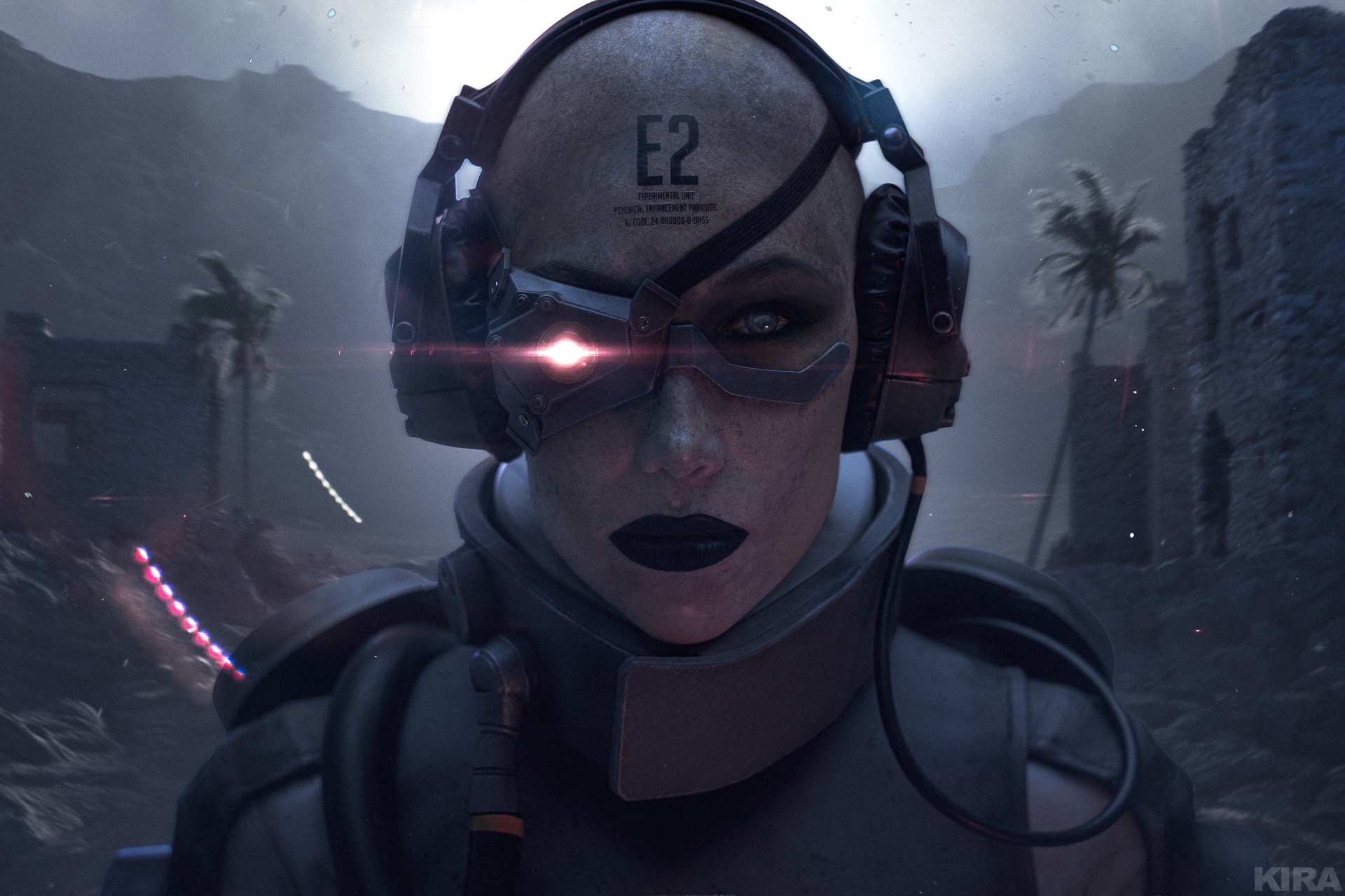 Косплей Skull Sniper из Metal Gear Solid V: The Phantom Pain от Frau Haku