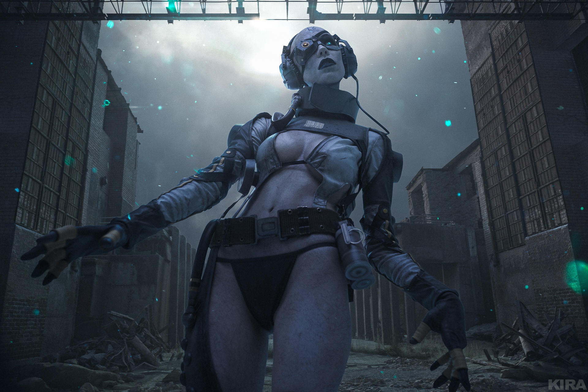 Косплей Skull Sniper из Metal Gear Solid V: The Phantom Pain от Frau Haku