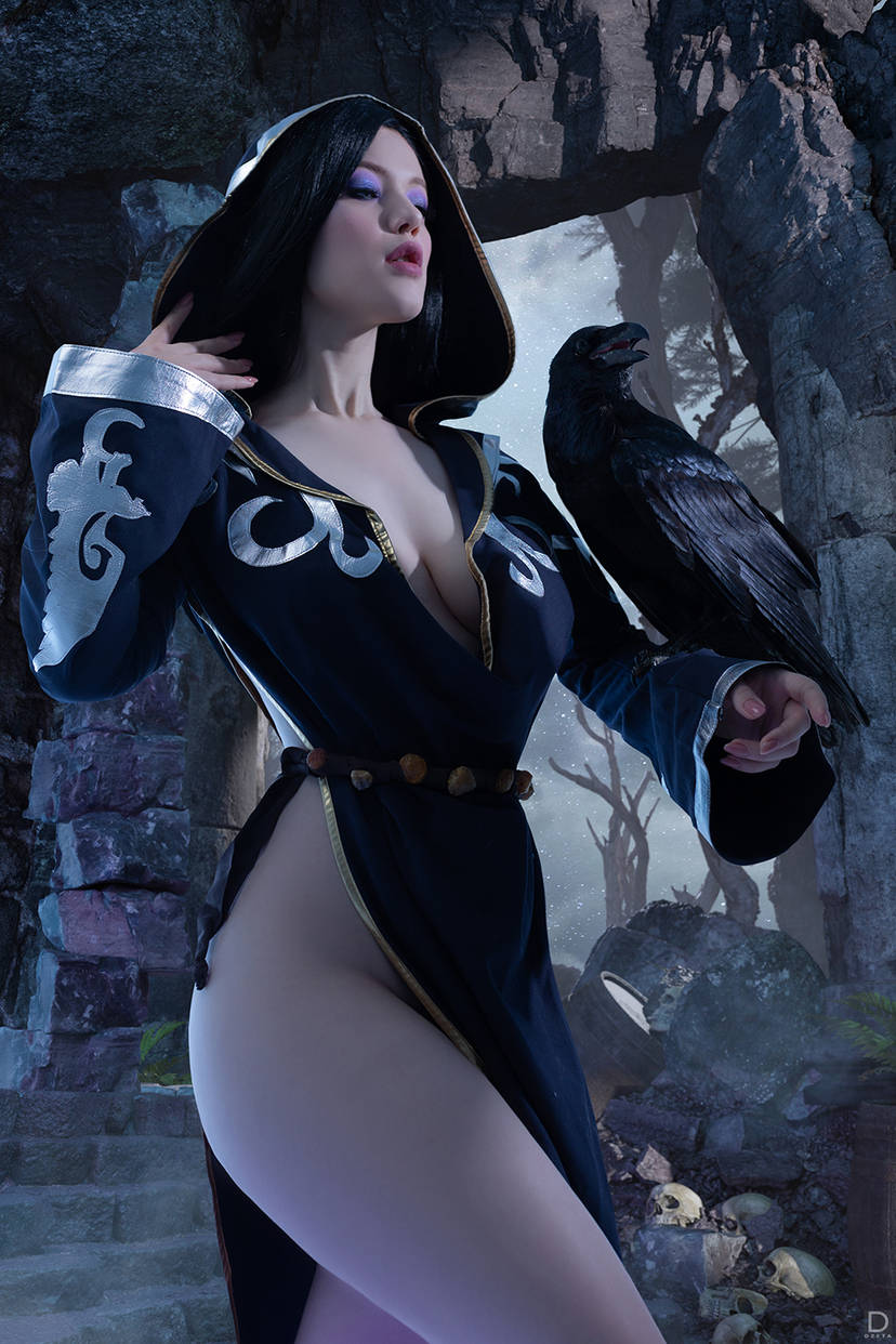 Косплей даэдрической принцессы Nocturnal из The Elder Scrolls V: Skyrim от Lada Lyumos