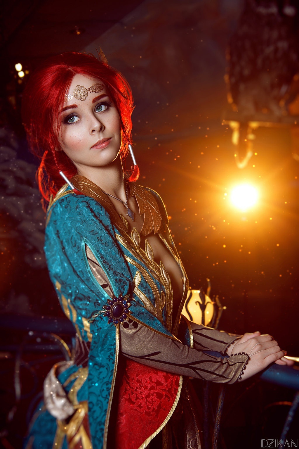 Косплей магички Triss Merigold из The Witcher 3: Wild Hunt от Helly Valentine