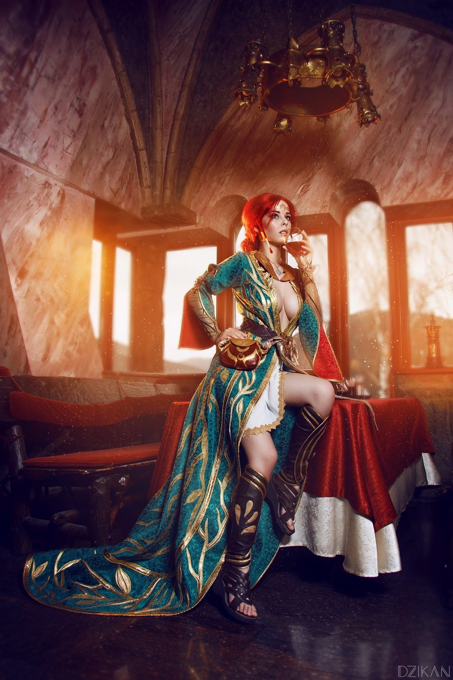 Косплей магички Triss Merigold из The Witcher 3: Wild Hunt от Helly Valentine