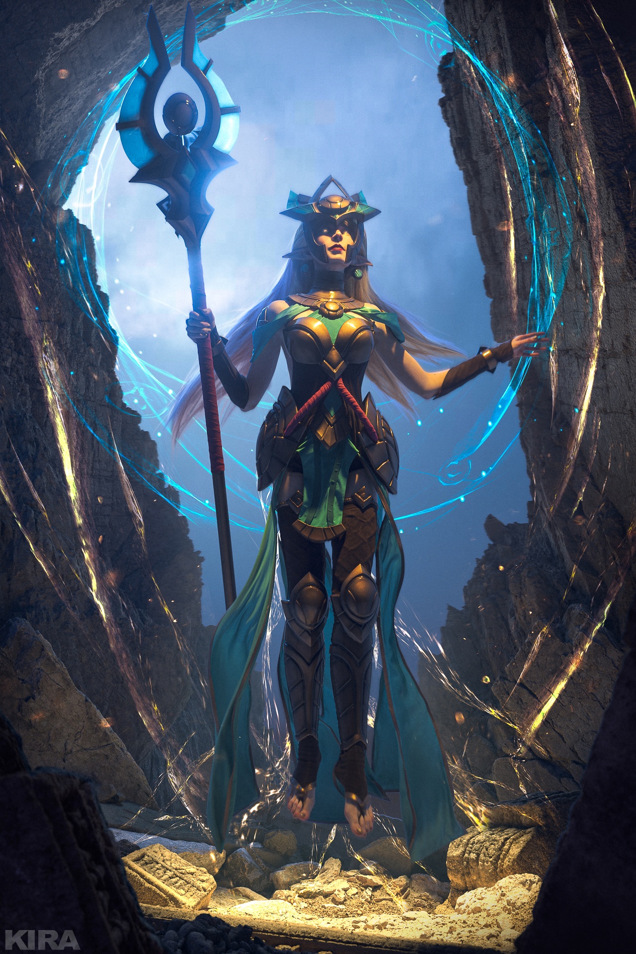 Косплей Janna в скине Guardin of the sands из League of Legends от Ulianna__m