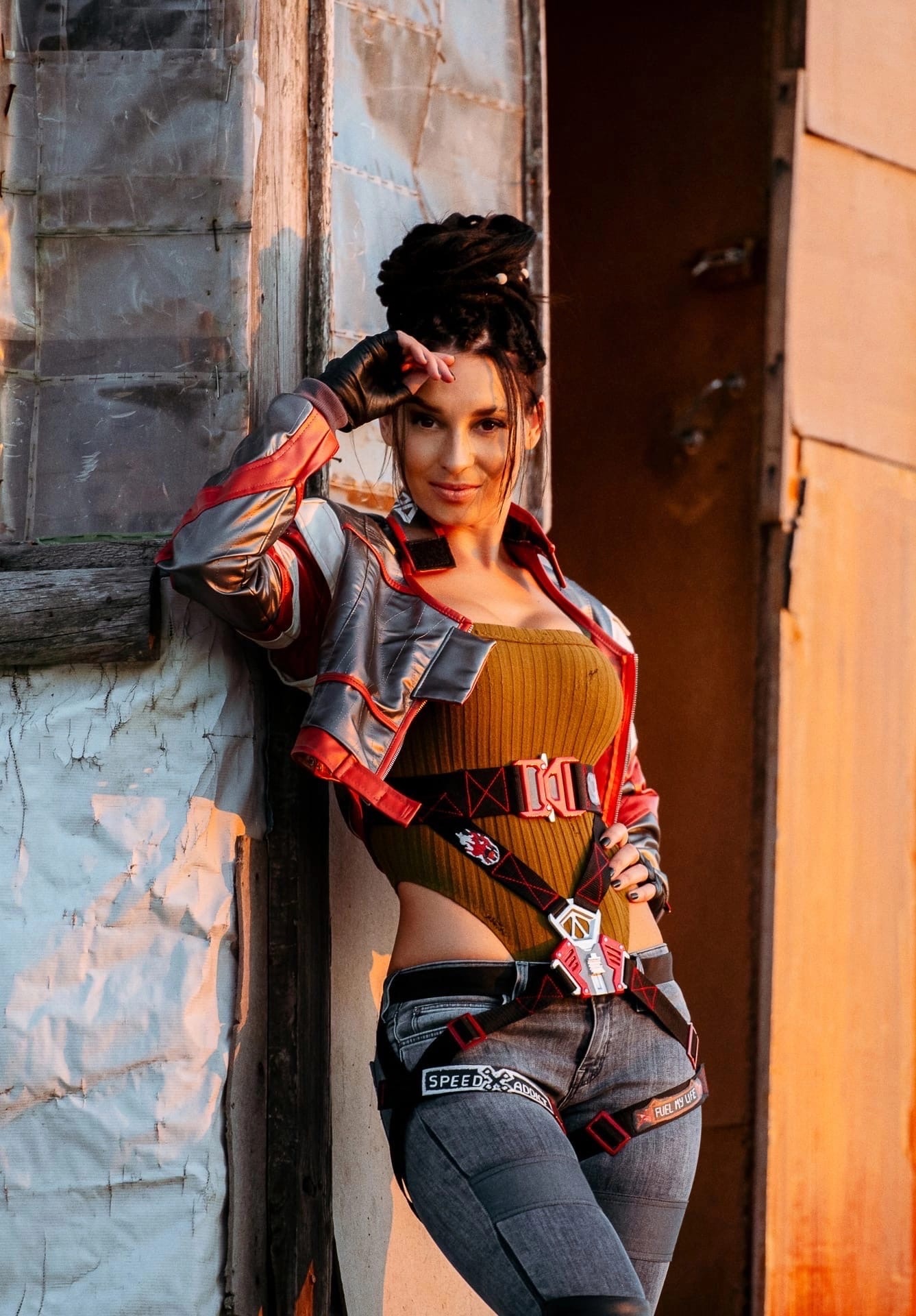 Косплей кочевницы Panam Palmer из Cyberpunk 2077 от Анны Шаховской