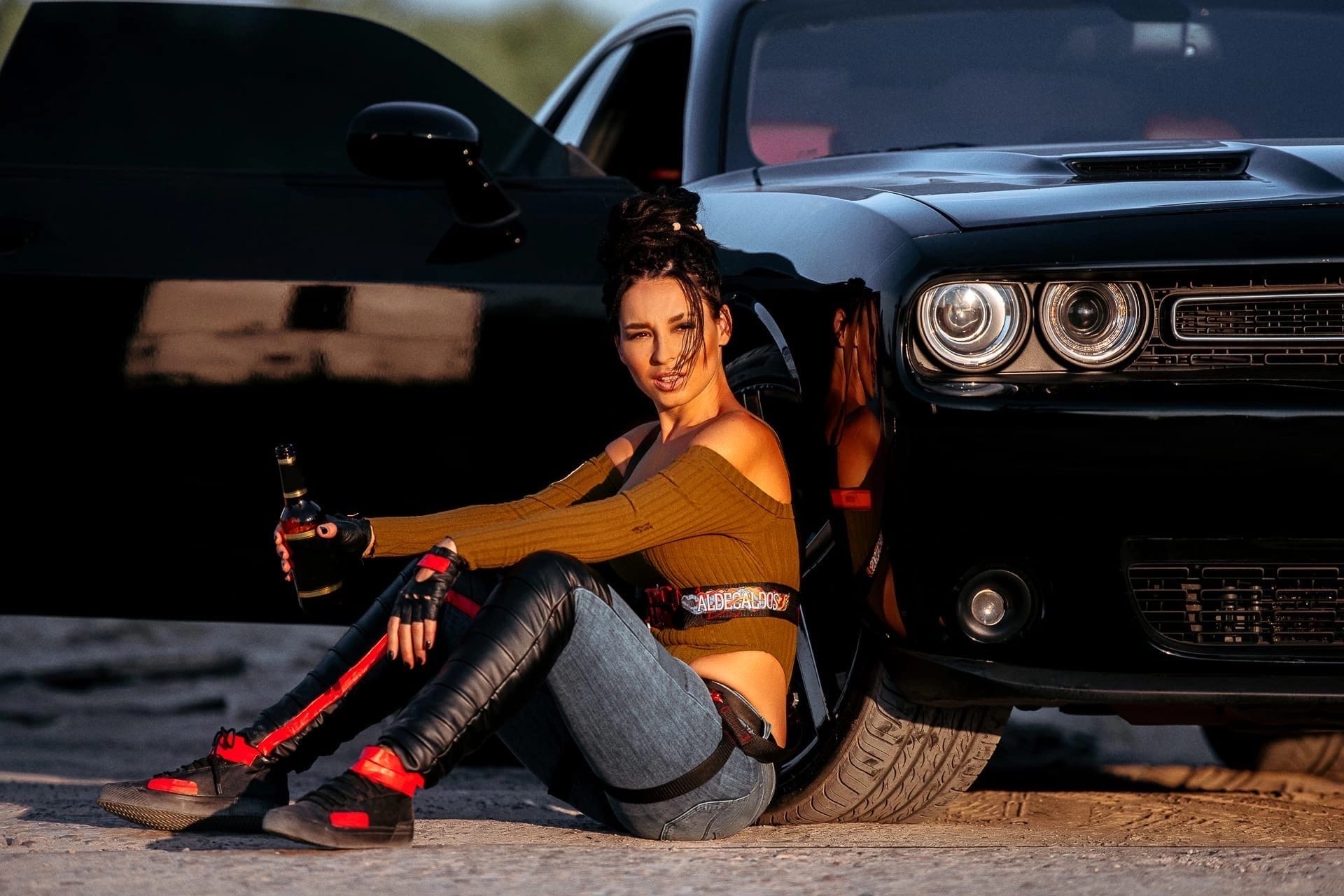 Косплей кочевницы Panam Palmer из Cyberpunk 2077 от Анны Шаховской