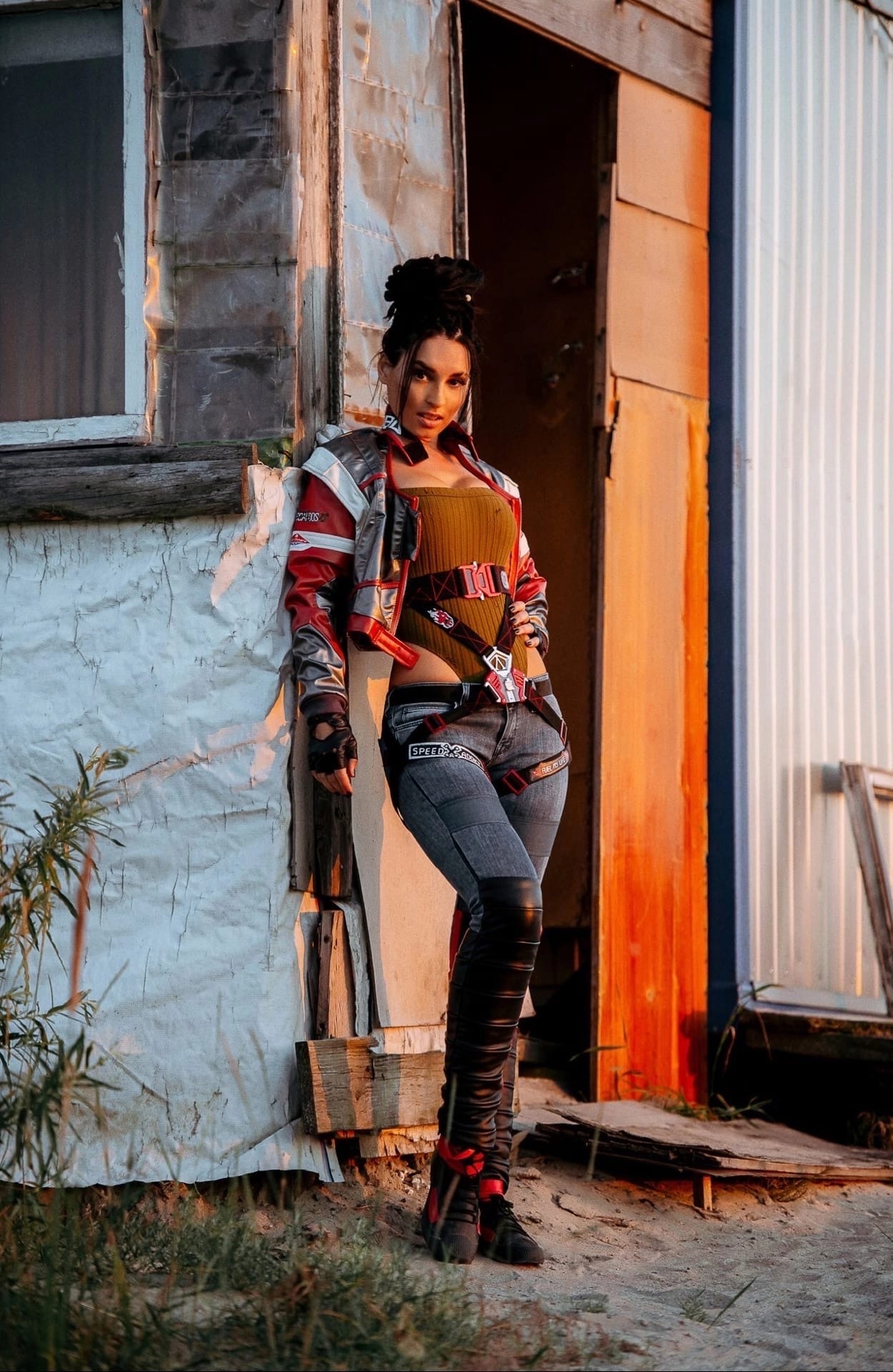 Косплей кочевницы Panam Palmer из Cyberpunk 2077 от Анны Шаховской