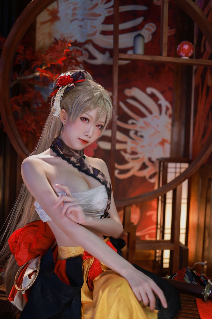 Косплей линейного корабля Jean Bart из Azur Lane от Aqua