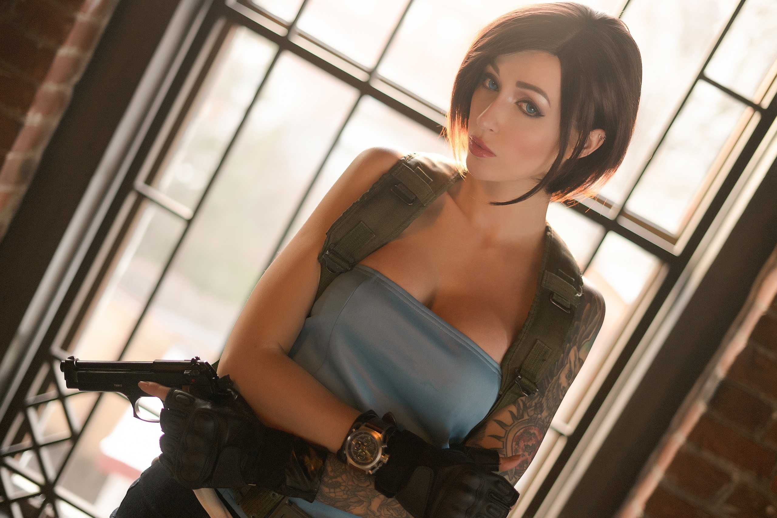 Косплей оперативницы Jill Valentine из серии хорроров Resident Evil от Lera Himera