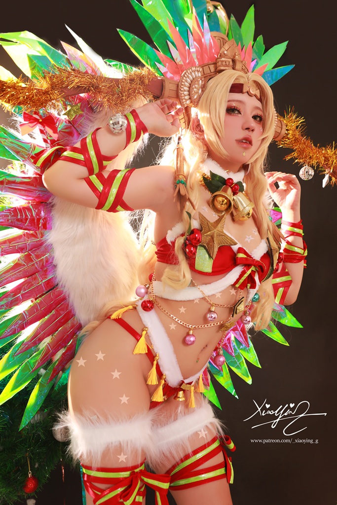 Косплей превосходной наездницы Quetzalcoatl из FateGrand Order от Xiaoying