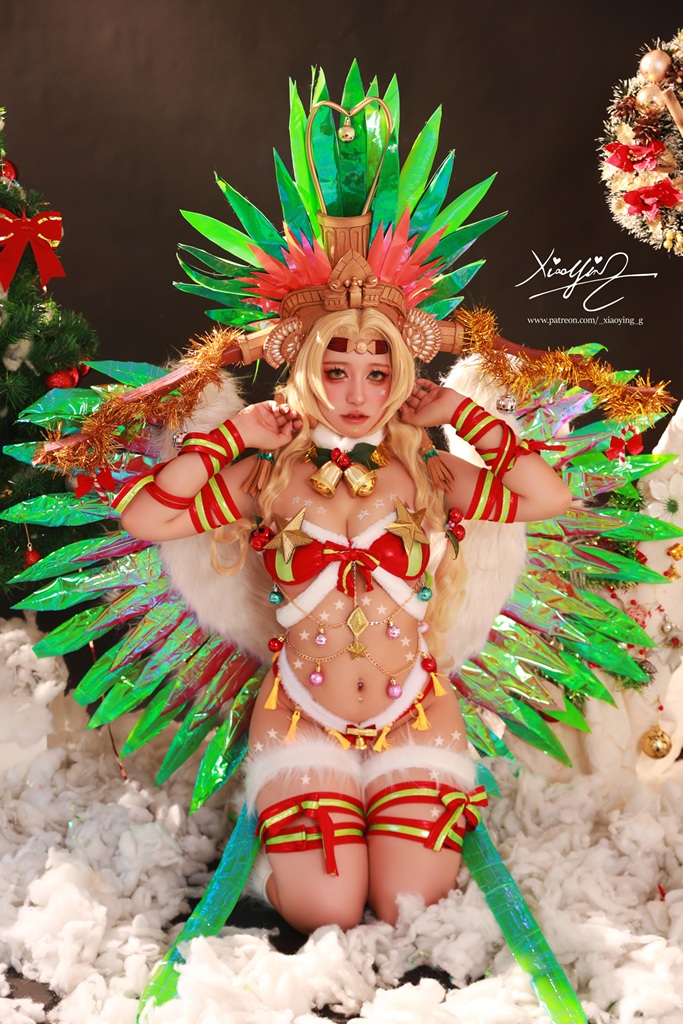 Косплей превосходной наездницы Quetzalcoatl из FateGrand Order от Xiaoying