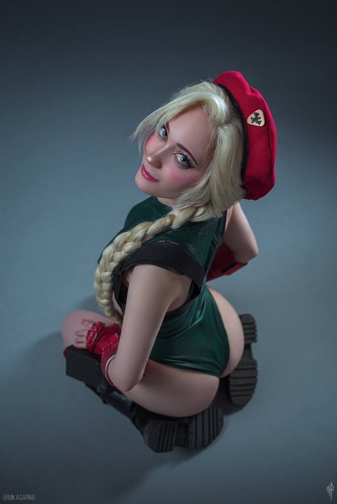 Косплей боевой Cammy White из файтингов Street Fighter от Mikasa Rino