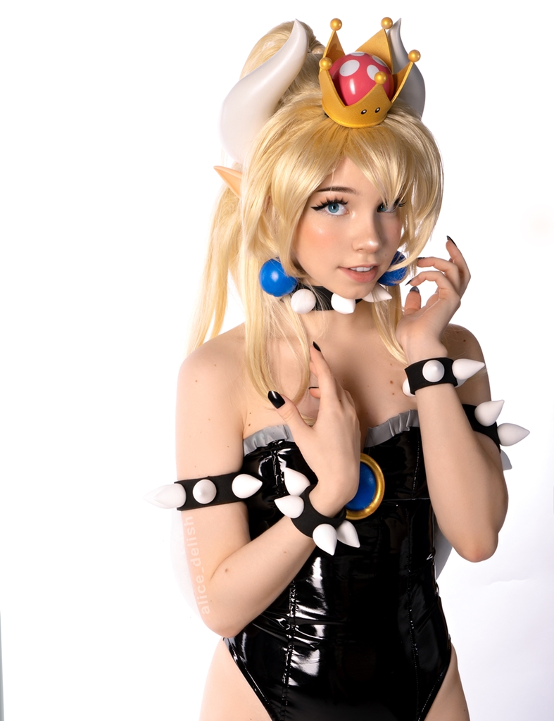 Косплей несуществующей Bowsette из игр серии Super Mario от Alice Delish
