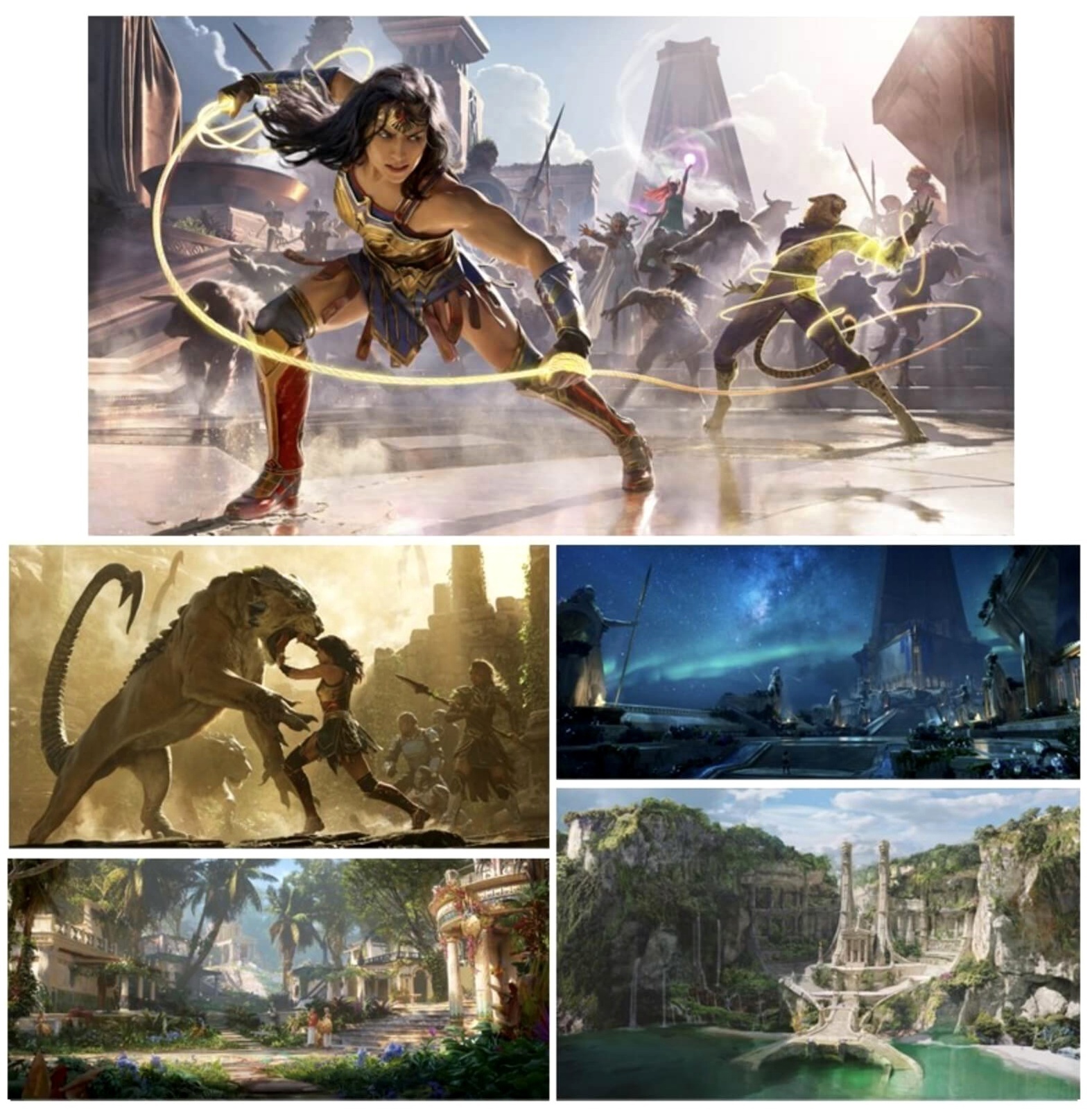 Новые подробности и концепт-арты Wonder Woman от Monolith Productions