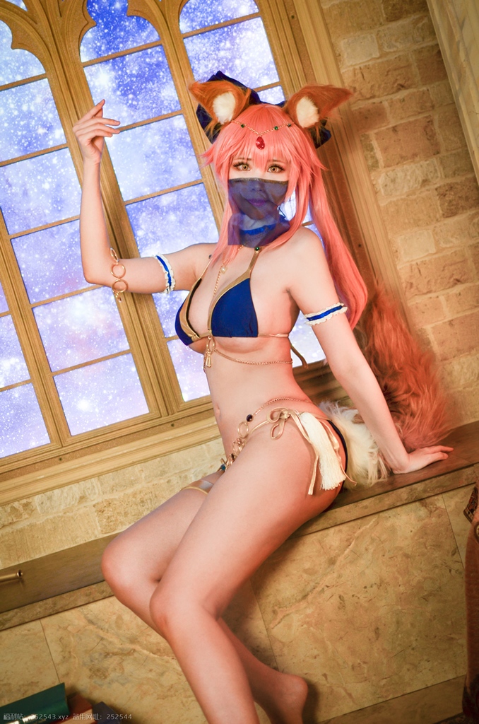 Косплей Tamamo в образе танцовщицы из FateGrand Order от KaYa Huang