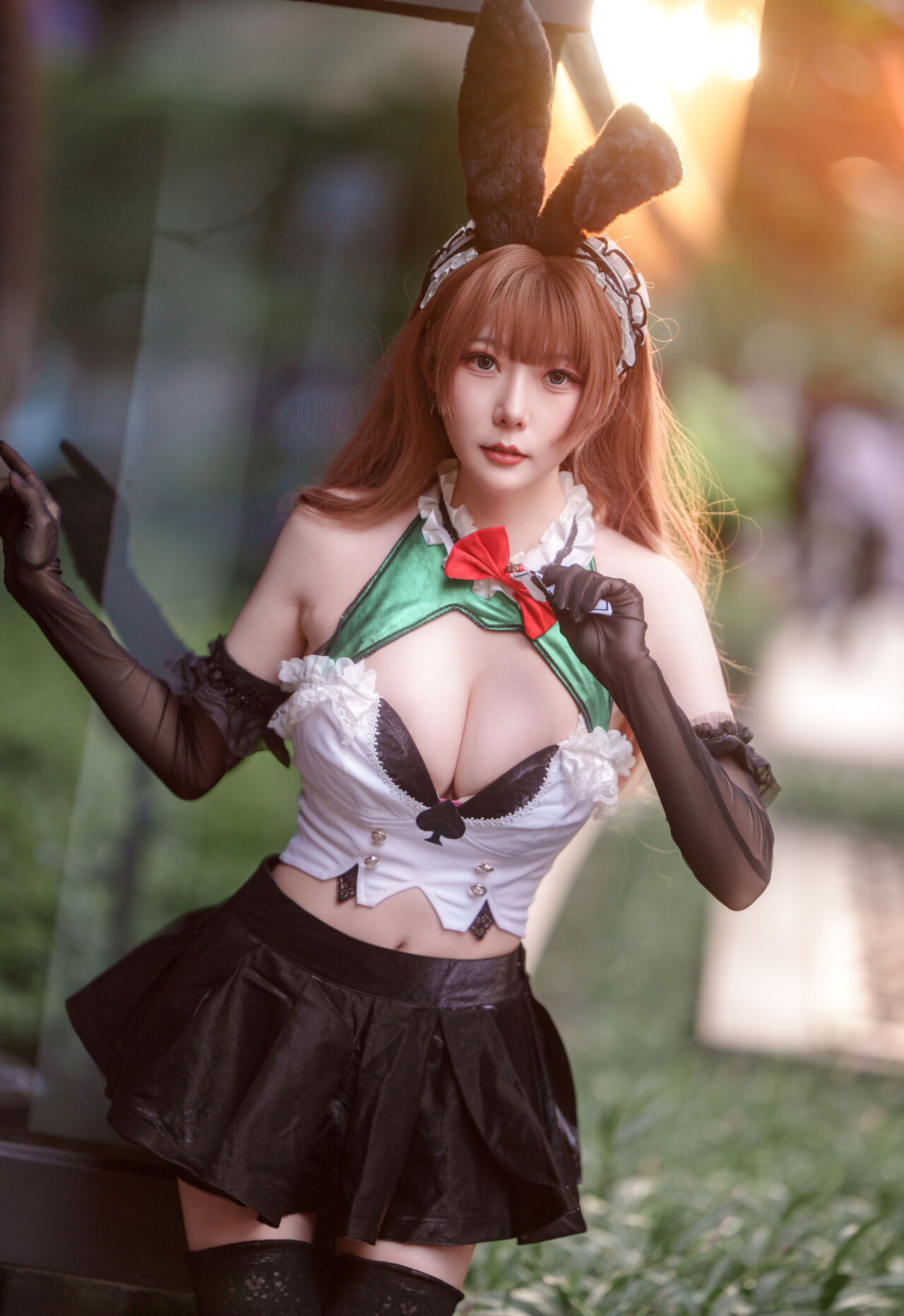 Косплей лёгкого крейсера Monica из Azur Lane
