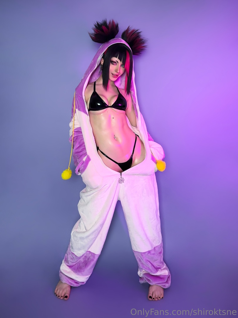 Косплей Juri Han в кигуруме из серии файтингов Street Fighter от Shiroktsne