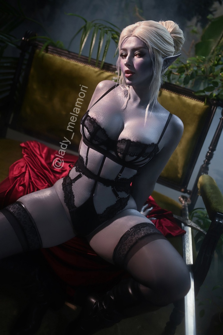 Косплей безжалостной дроу Minthara из Baldur's Gate 3 от Lady Melamori 8