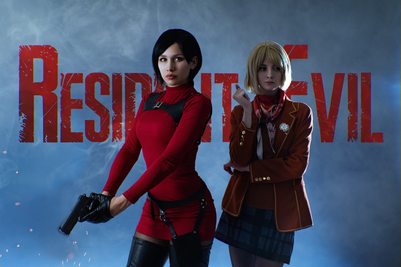 Косплей девчонок Ada Wong и Ashley из Resident Evil 4 от Red Saya и Mnbn A 2