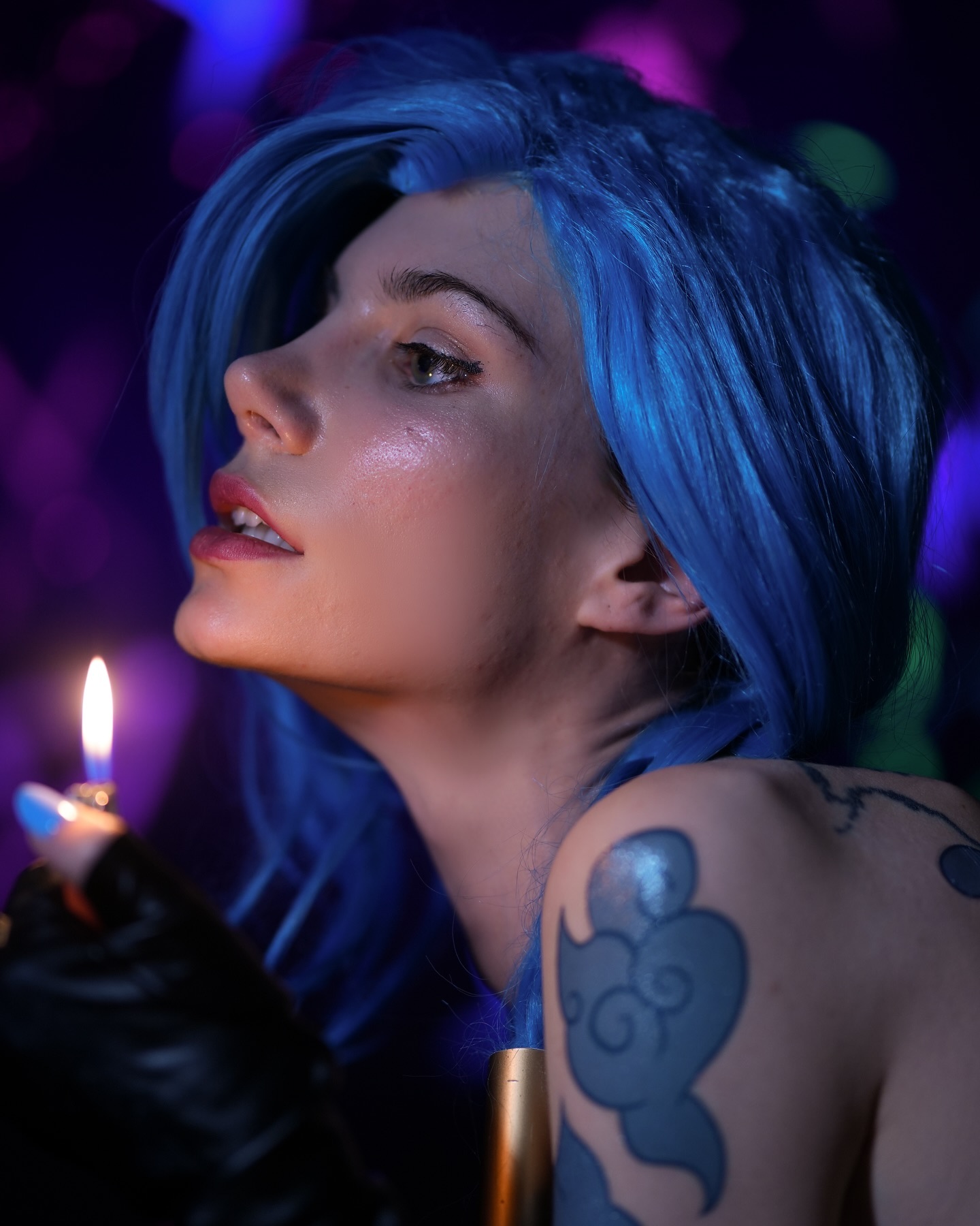 Косплей известной преступницы Jinx (при рождении powder) из Arcane и League Of Legends от Fetching Butterflies 3