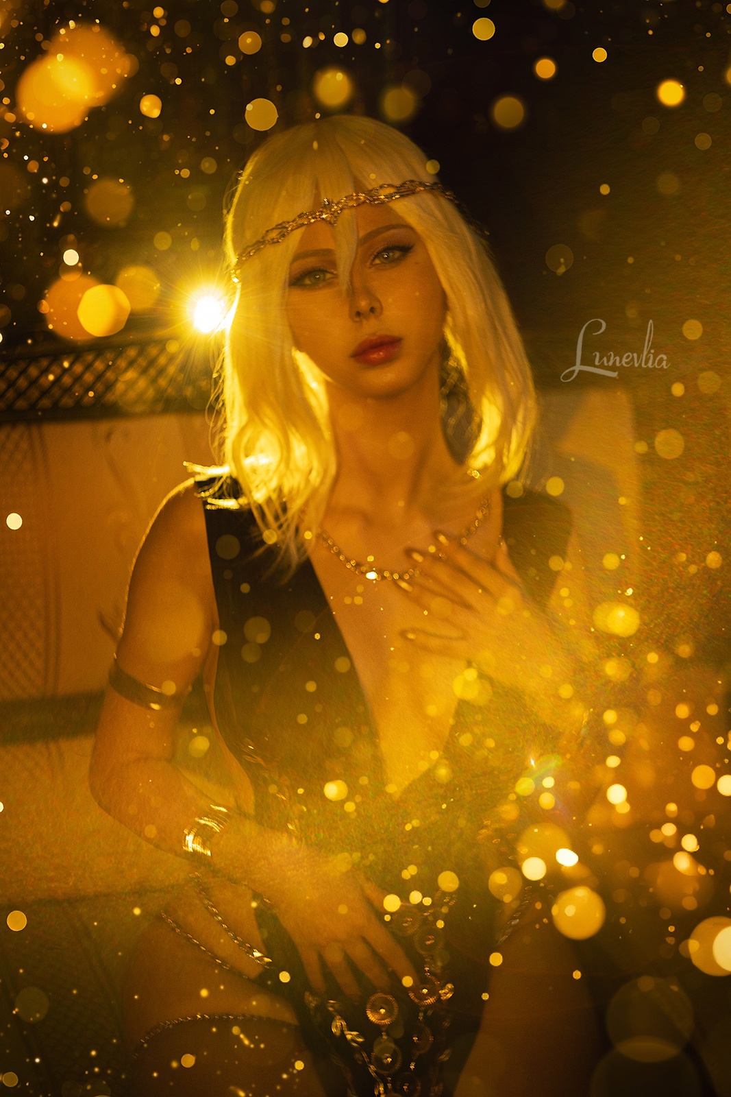 Косплей богини королевы Queen Marika The Eternal из Elden Ring от Lunevlia 1