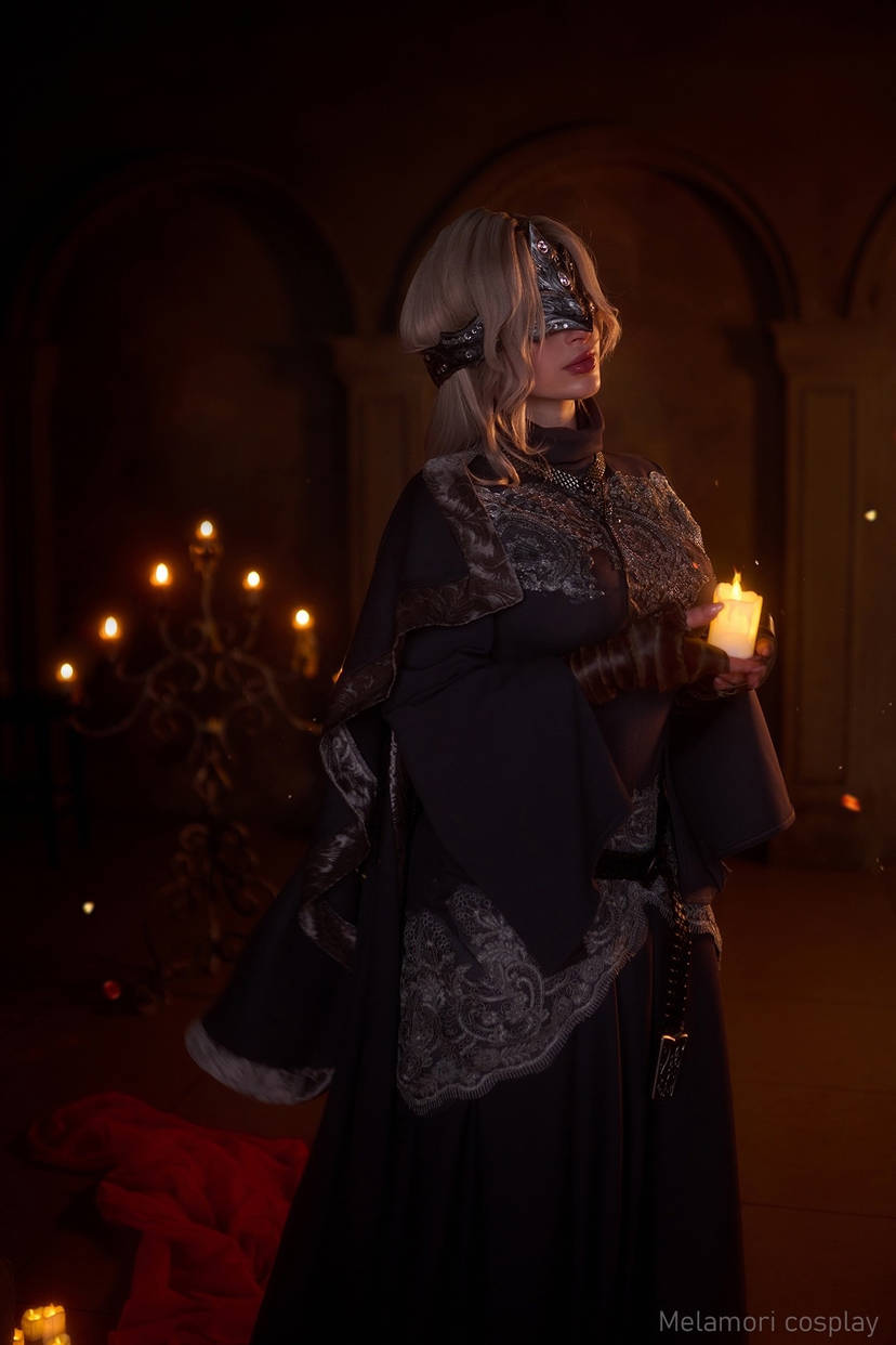Косплей хранительницы огня Fire Keeper из Dark Souls Iii от Lady Melamori 1
