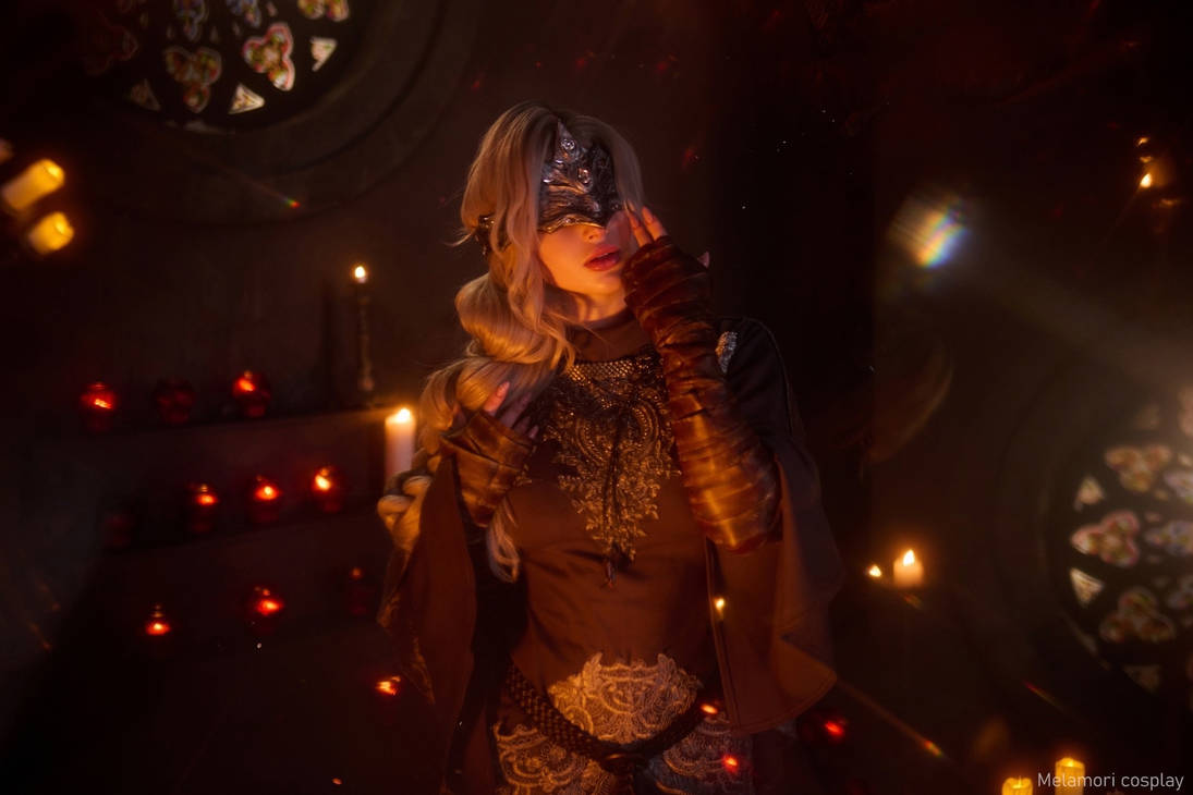 Косплей хранительницы огня Fire Keeper из Dark Souls Iii от Lady Melamori 3