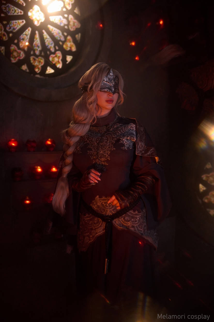 Косплей хранительницы огня Fire Keeper из Dark Souls Iii от Lady Melamori 6