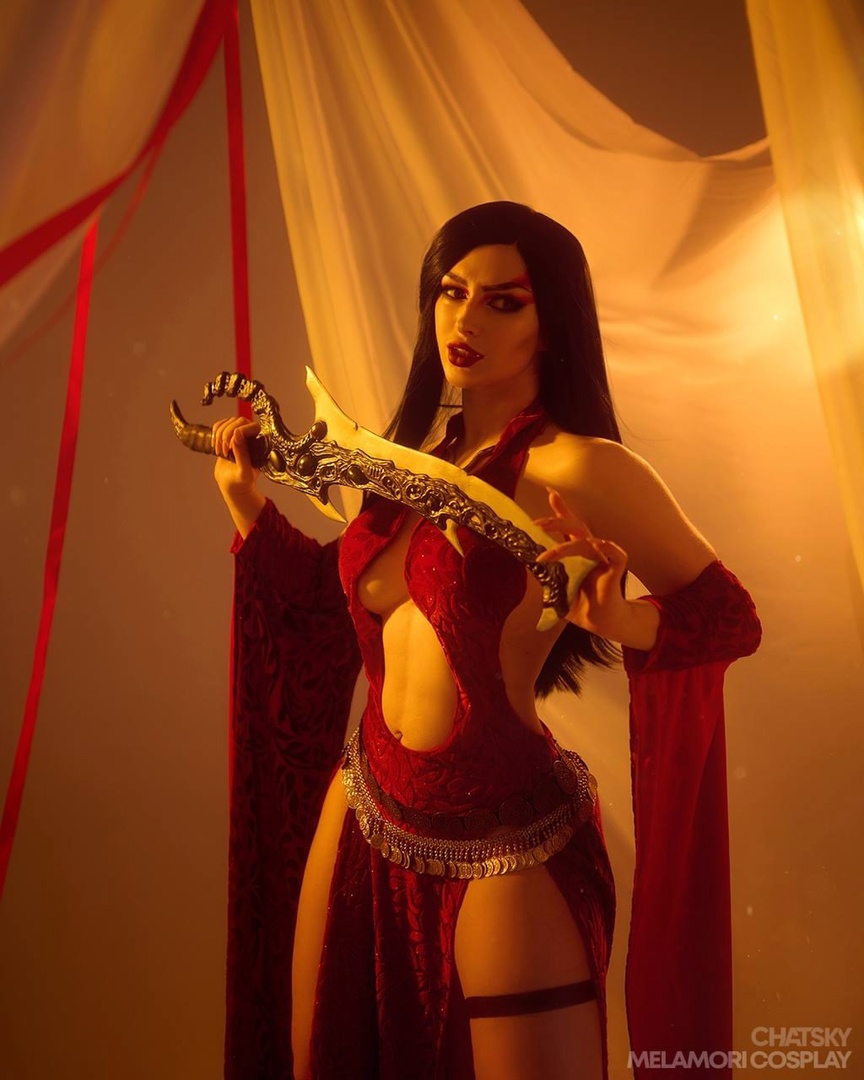 Косплей Императрицы Времени Kaileena из Prince Of Persia Warrior Within от Lady Melamori 4