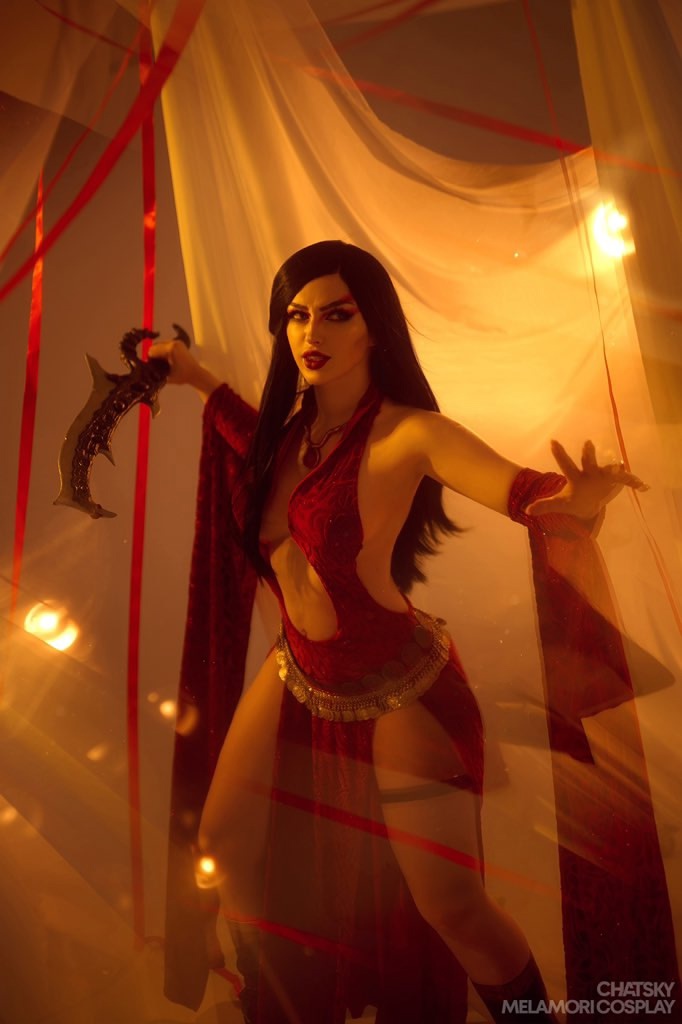 Косплей Императрицы Времени Kaileena из Prince Of Persia Warrior Within от Lady Melamori 5