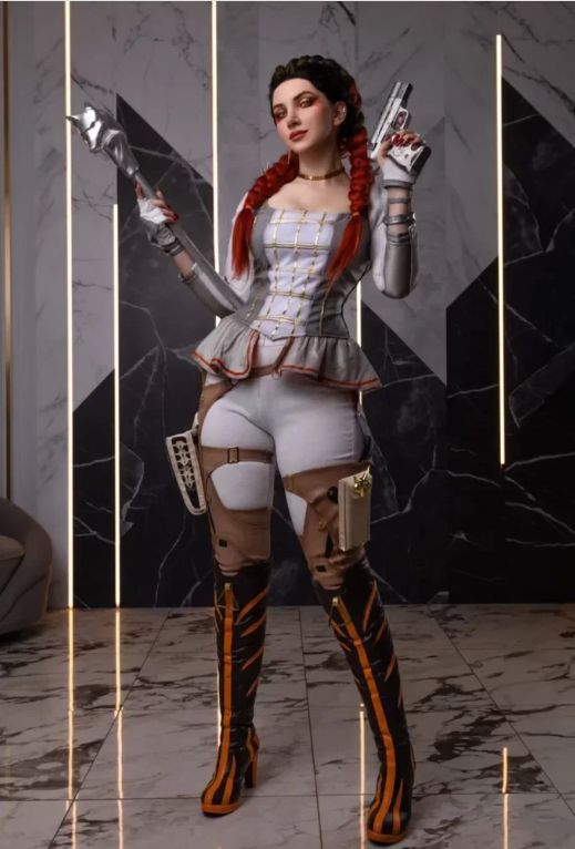 Косплей телепортирующейся воровки Loba из Apex Legends от Ulichan 1