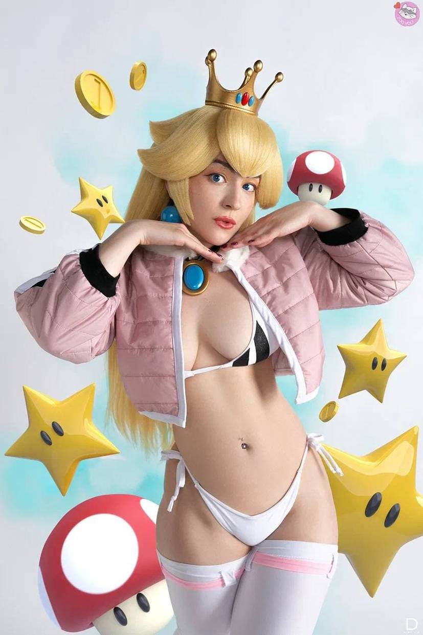 Косплей Princess Peach в разных образах из игр серии Super Mario от Zoe Volf 14