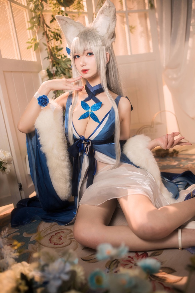Косплей авианосеца империи Сакура Shinano из Azur Lane от Dollyfj 3