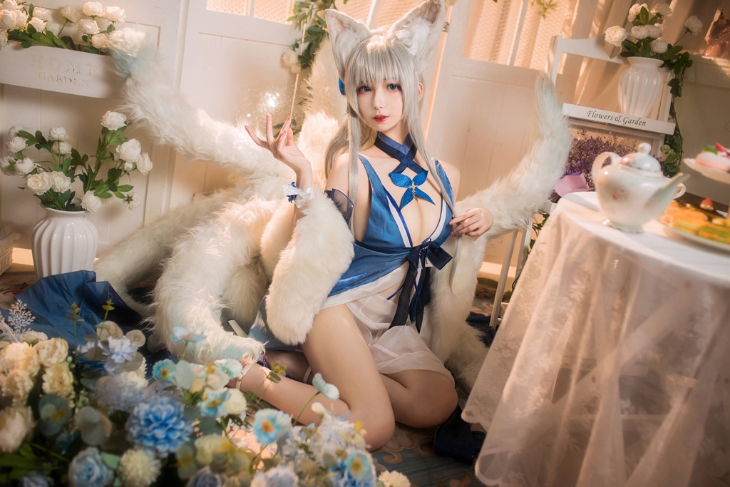Косплей авианосеца империи Сакура Shinano из Azur Lane от Dollyfj 5
