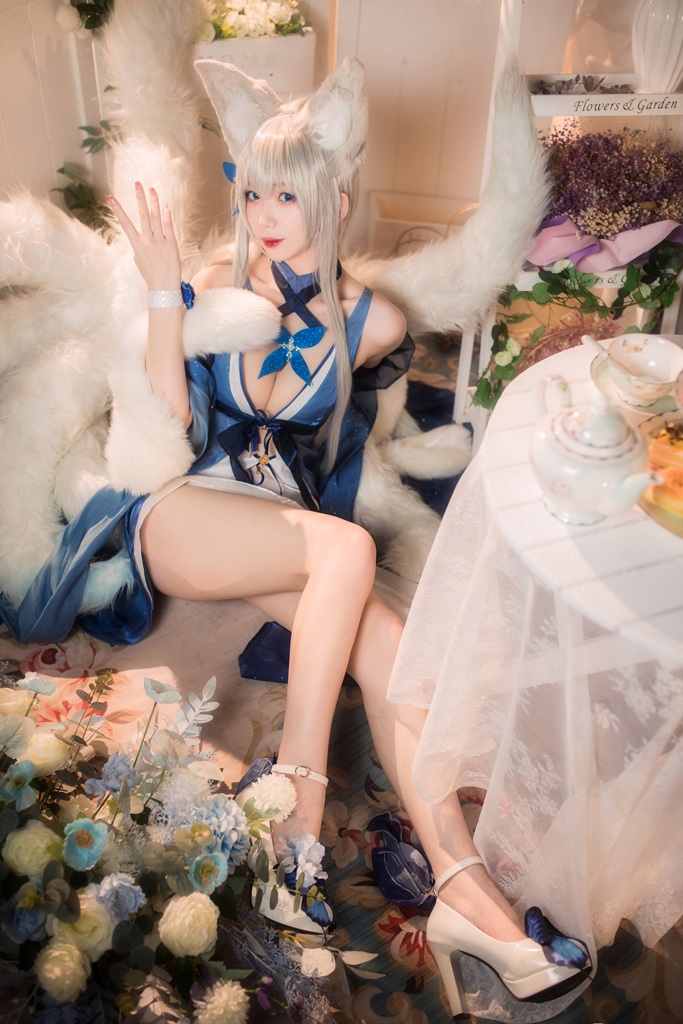 Косплей авианосеца империи Сакура Shinano из Azur Lane от Dollyfj 6