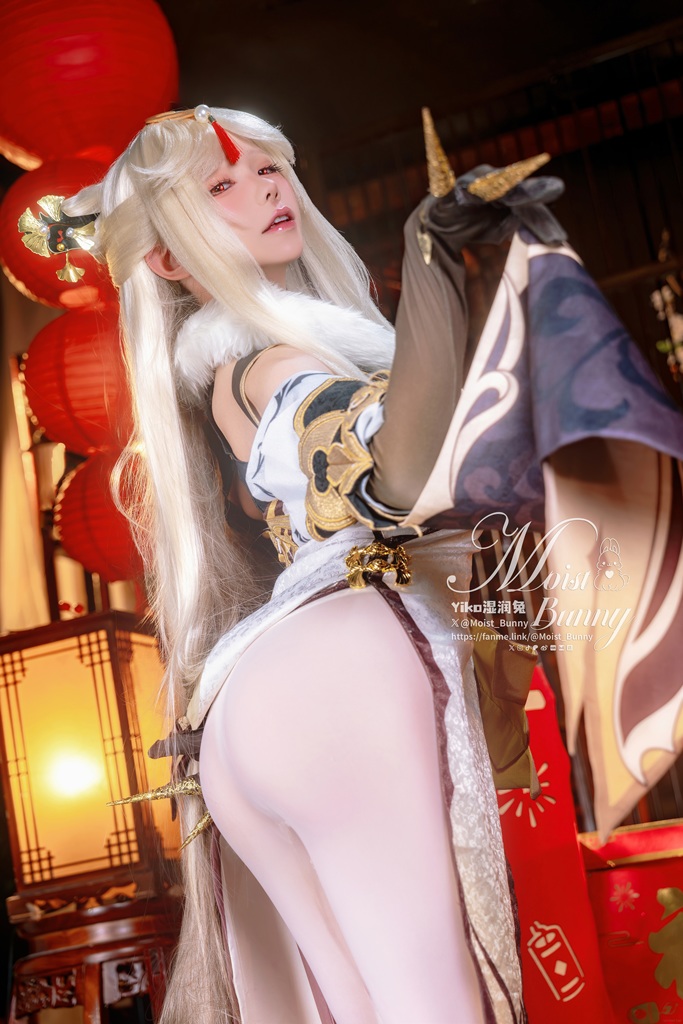 Косплей элегантной Ningguang из Genshin Impact от Moist Bunny 9
