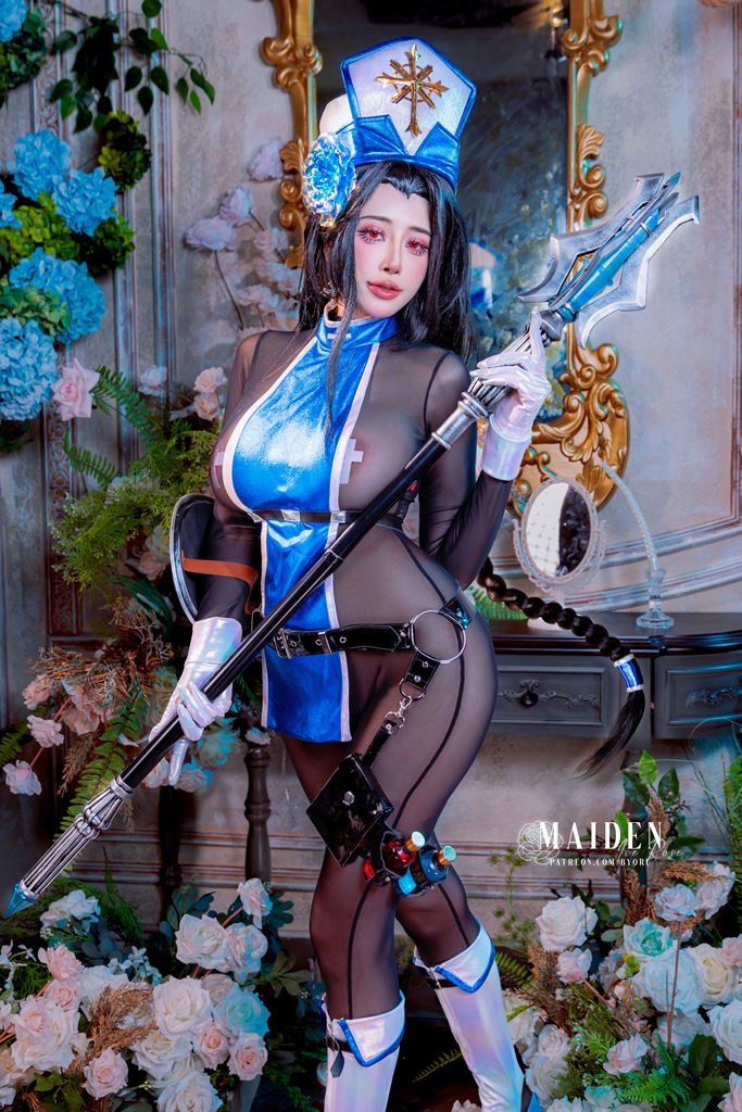 Косплей maiden ice rose из nikke goddess of victory от byoru 1