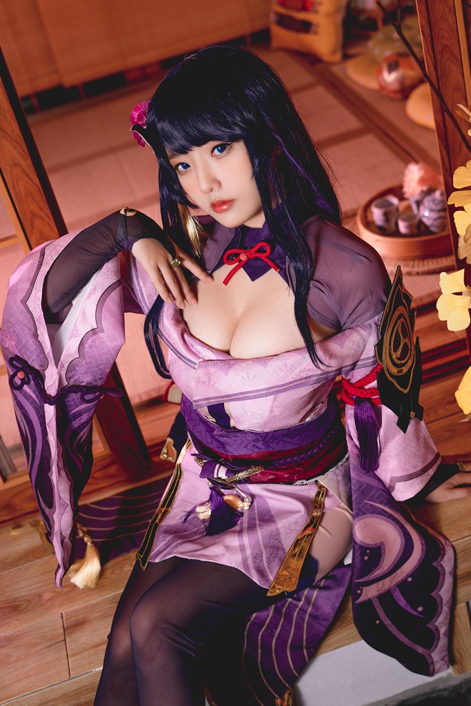 Косплей Raiden Shogun из Genshin Impact от Messie Huang 2