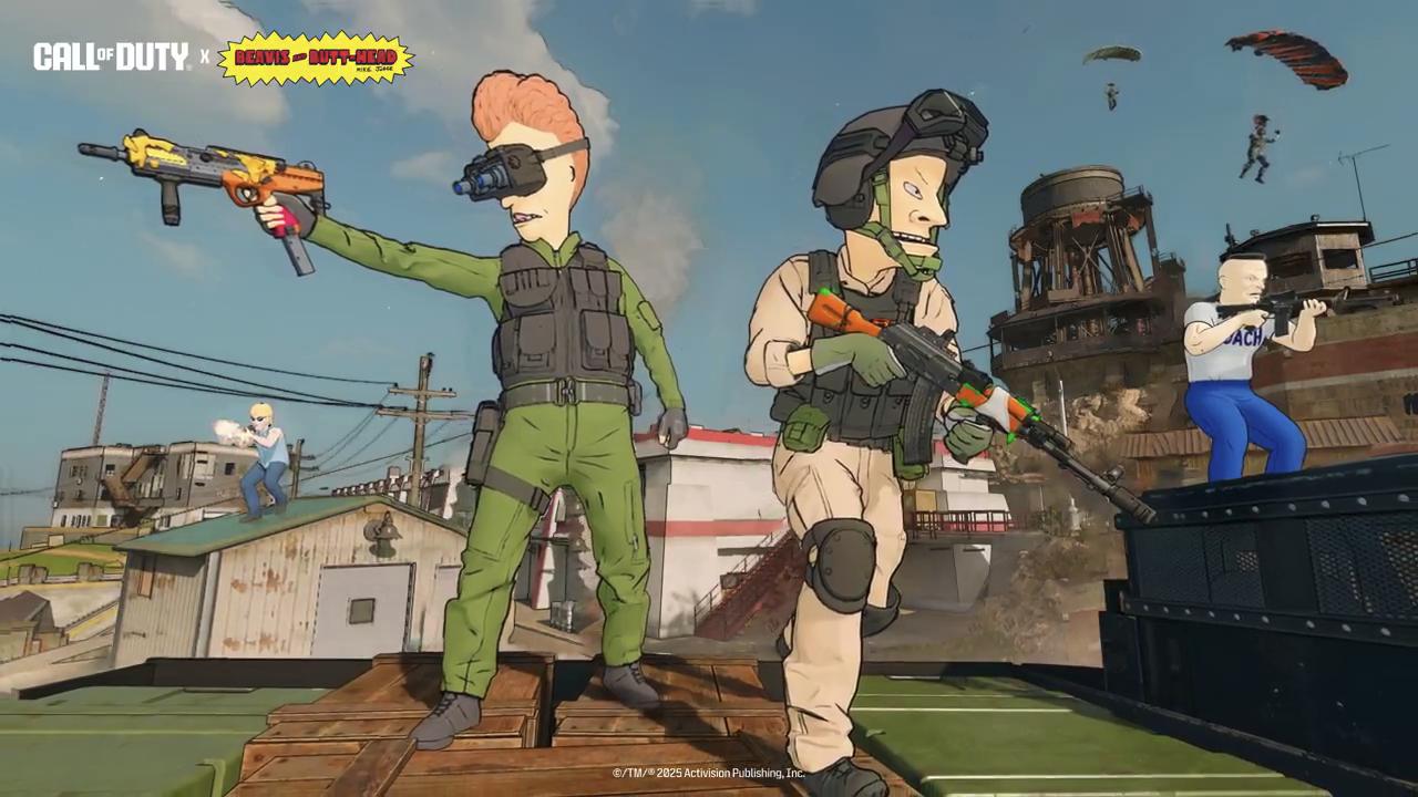 Бивис и Баттхед вторгаются в call of duty — но игрокам сейчас немного не до смеха