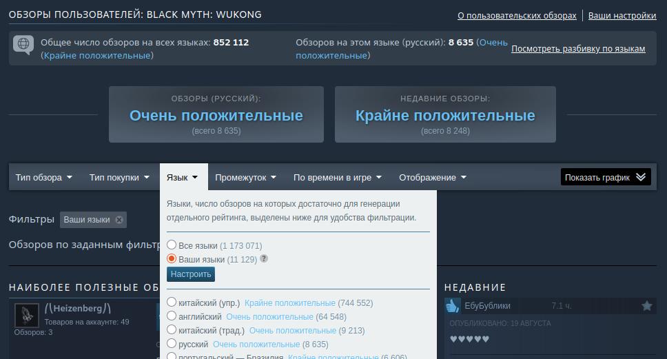 Steam скрывает отзывы на других языках — что это изменит для игр? 2